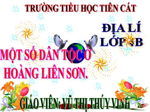 Bài 2. Một số dân tộc ở Hoàng Liên Sơn