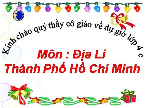 Bài 21. Thành phố Hồ Chí Minh