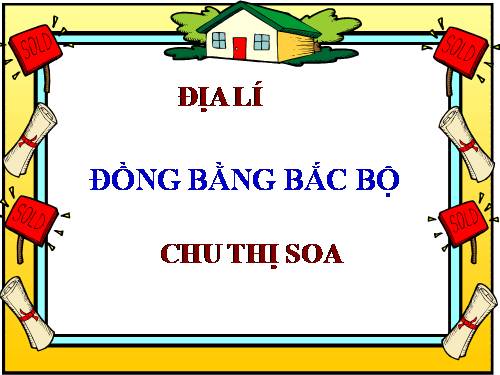 Bài 11. Đồng bằng Bắc Bộ