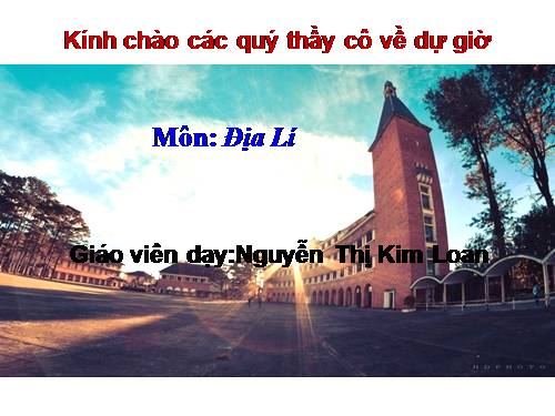 Bài 9. Thành phố Đà Lạt
