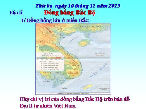 Bài 11. Đồng bằng Bắc Bộ