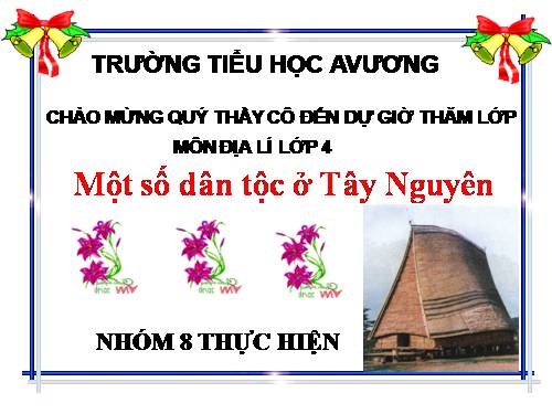 Bài 6. Một số dân tộc ở Tây Nguyên