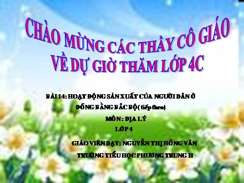 bài giảng địa lý lớp 4