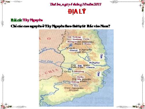 Bài 6. Một số dân tộc ở Tây Nguyên