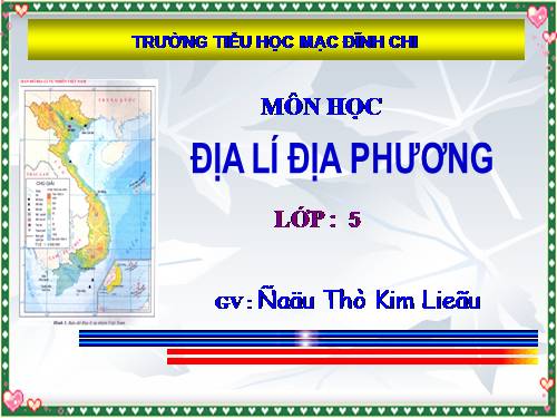 Địa lí địa phương Huyện Núi Thành