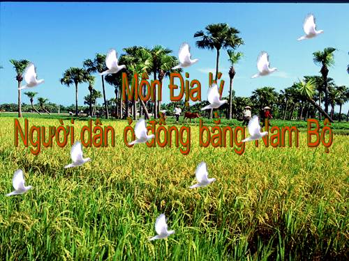 Bài 18. Người dân ở đồng bằng Nam Bộ