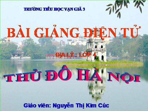 Bài 15. Thủ đô Hà Nội