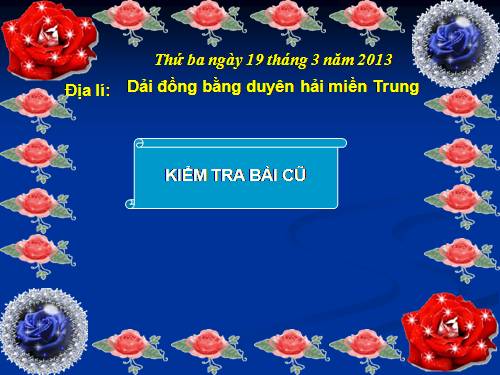 Bài 24. Dải đồng bằng duyên hải miền Trung