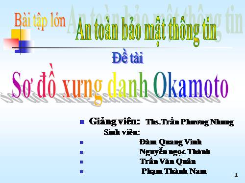 Sơ đồ xưng danh