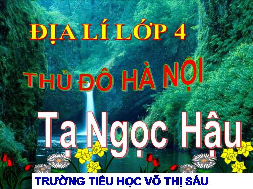 Bài 15. Thủ đô Hà Nội