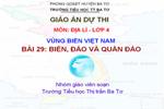 Bài 29. Biển, đảo và quần đảo