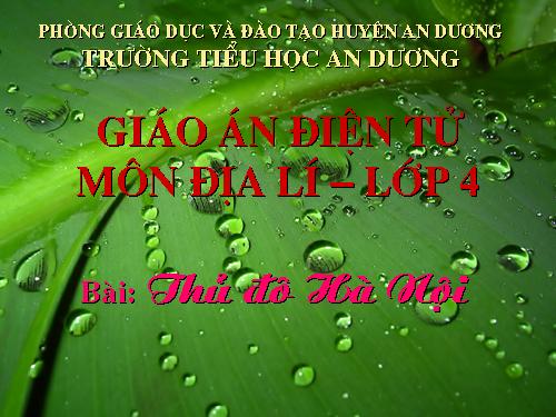 Bài 15. Thủ đô Hà Nội