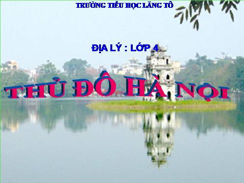 Bài 15. Thủ đô Hà Nội