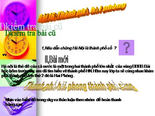 Bài 16. Thành phố Hải Phòng