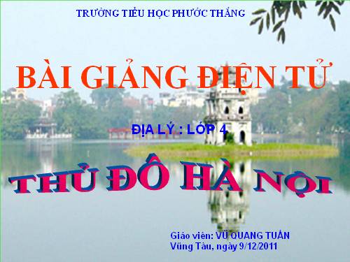 Bài 15. Thủ đô Hà Nội