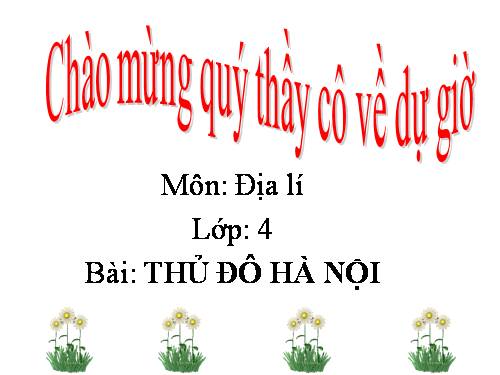 Bài 15. Thủ đô Hà Nội