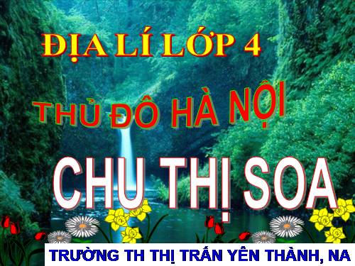 Bài 15. Thủ đô Hà Nội