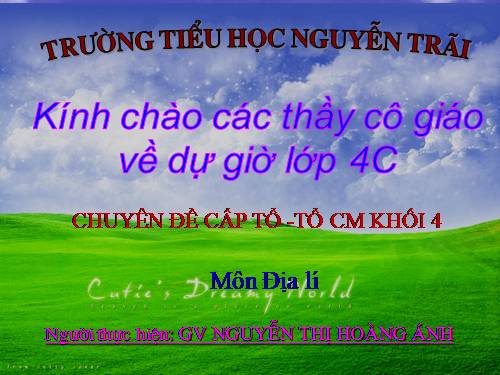 Bài 4. Trung du Bắc Bộ