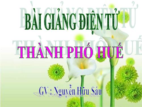 Bài 27. Thành phố Huế