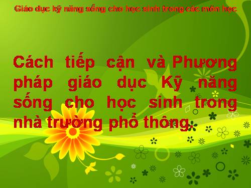 Giới thiệu chung KNS tiểu học