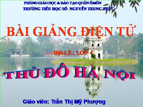 Bài 15. Thủ đô Hà Nội