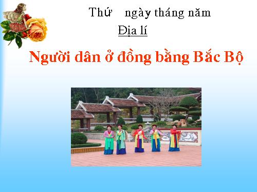 Bài 12. Người dân ở đồng bằng Bắc Bộ