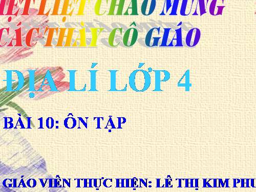 Bài 10. Ôn tập