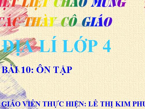 Bài 10. Ôn tập