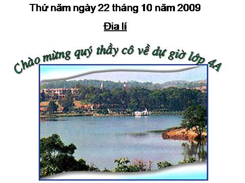 Bài 9. Thành phố Đà Lạt