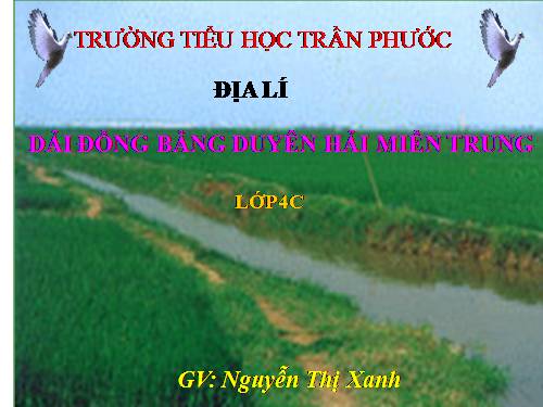 Bài 24. Dải đồng bằng duyên hải miền Trung