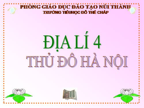 Bài 15. Thủ đô Hà Nội