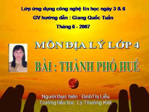 Bài 27. Thành phố Huế