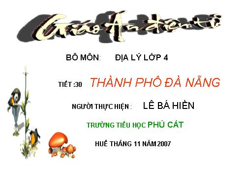 Bài 28. Thành phố Đà Nẵng