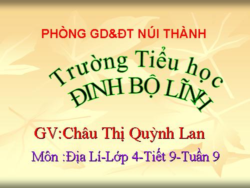 Bài 9. Thành phố Đà Lạt