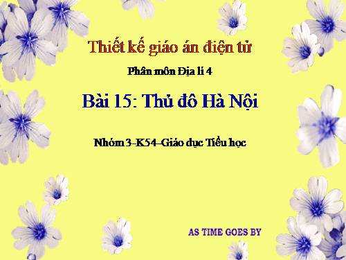 Bài 15. Thủ đô Hà Nội