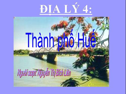 Bài 27. Thành phố Huế