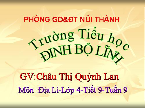 Bài 9. Thành phố Đà Lạt