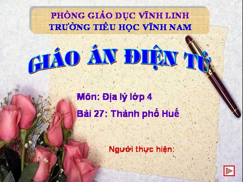 Bài 27. Thành phố Huế