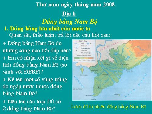 Bài 17. Đồng bằng Nam Bộ