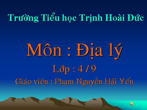 Bài 4. Trung du Bắc Bộ