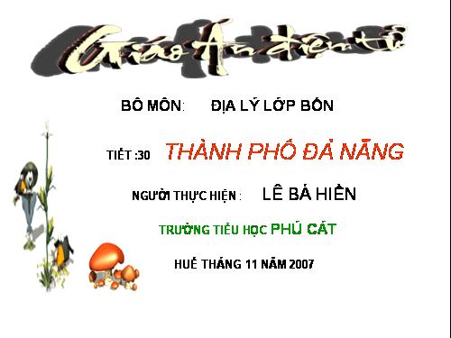 Bài 28. Thành phố Đà Nẵng