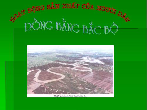 Bài 11. Đồng bằng Bắc Bộ