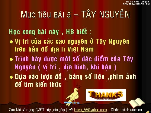 Bài 5. Tây Nguyên