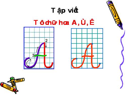 Tuần 25. Tô chữ hoa: A, Ă, Â, B