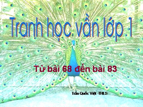 Tranh hỗ trợ việc soạn GADT môn học vần lớp 1 - P3