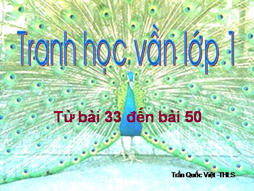 Tranh hỗ trợ việc soạn GADT môn học vần lớp 1 - P1