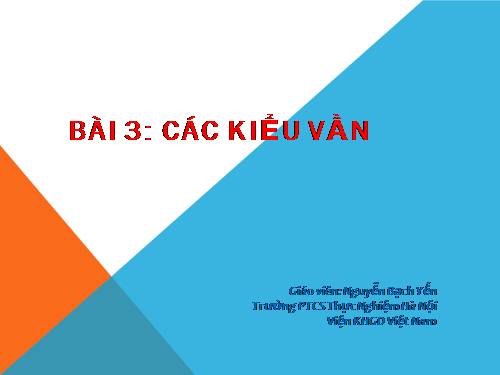 Mẫu vần L1.CGD