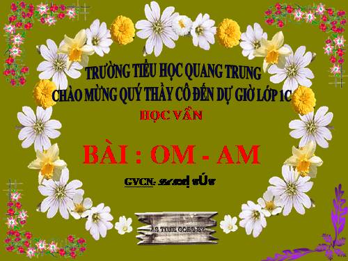 Bài 60. om, am