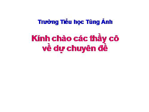 Chuyen de CNGD lop 1