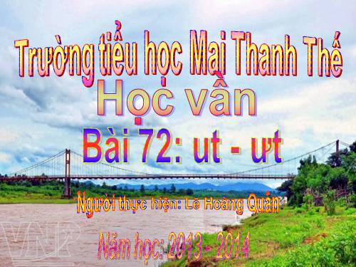 Bài 72. ut, ưt